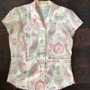Women's Button Down Shirt - M